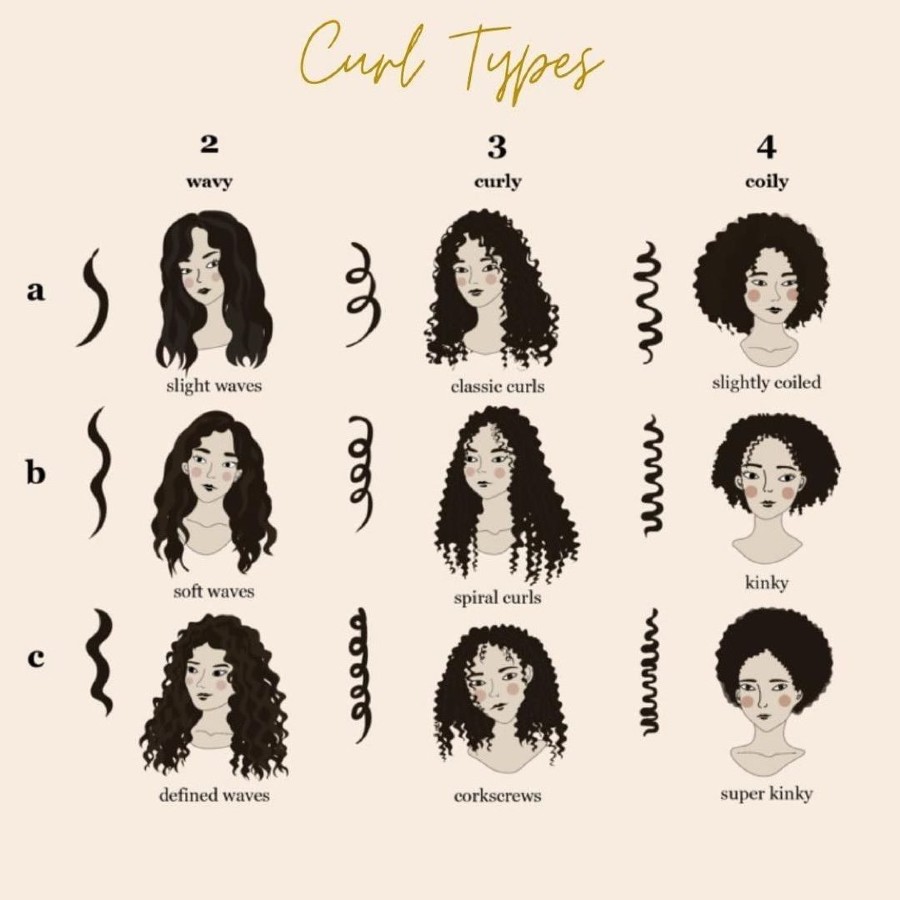 types of curls