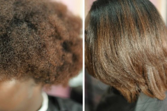 hair relaxer results