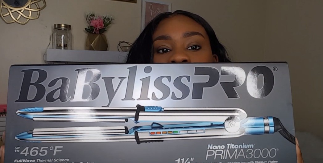 babyliss pro prima flat iron box