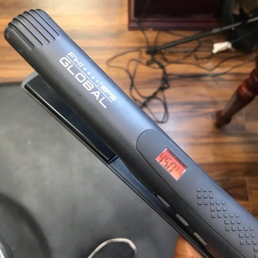 fhi global straightener heated to 450 degrees