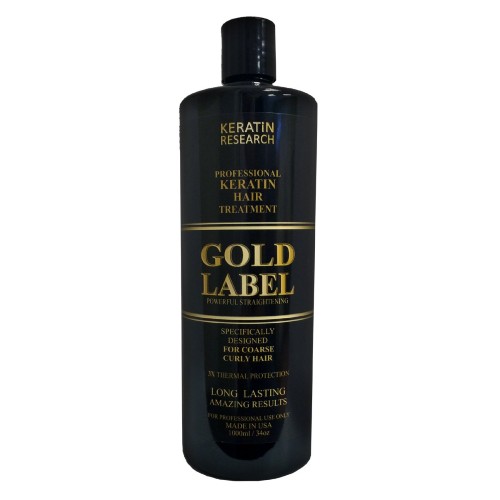 Gold Label Professional Results Brazilian Keratin Blowout Hair Treatment