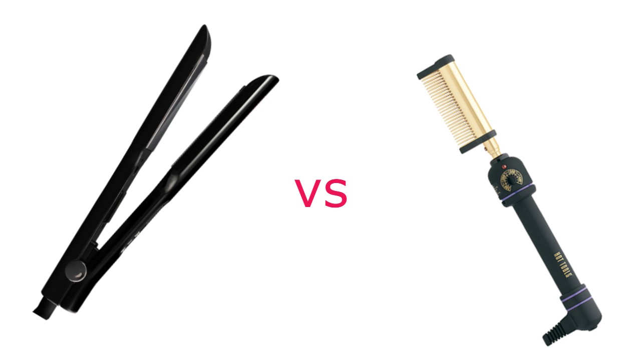 hot comb vs flat iron