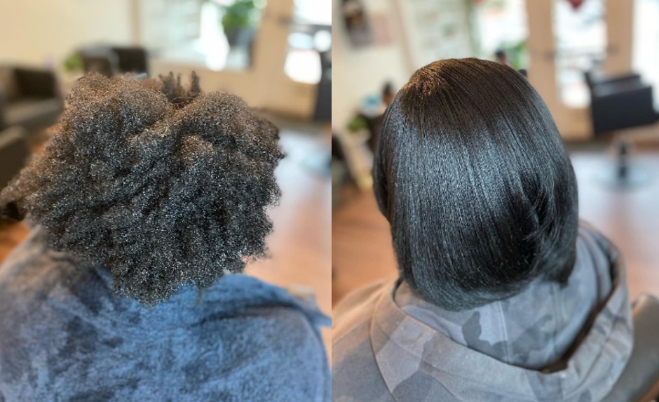 How To Flat Iron Natural Black Hair (Avoiding Damage)