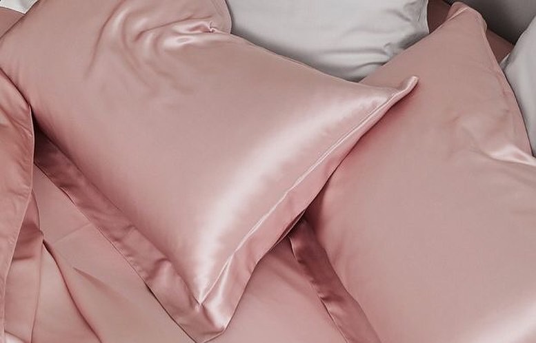 satin pillows against hair tangling