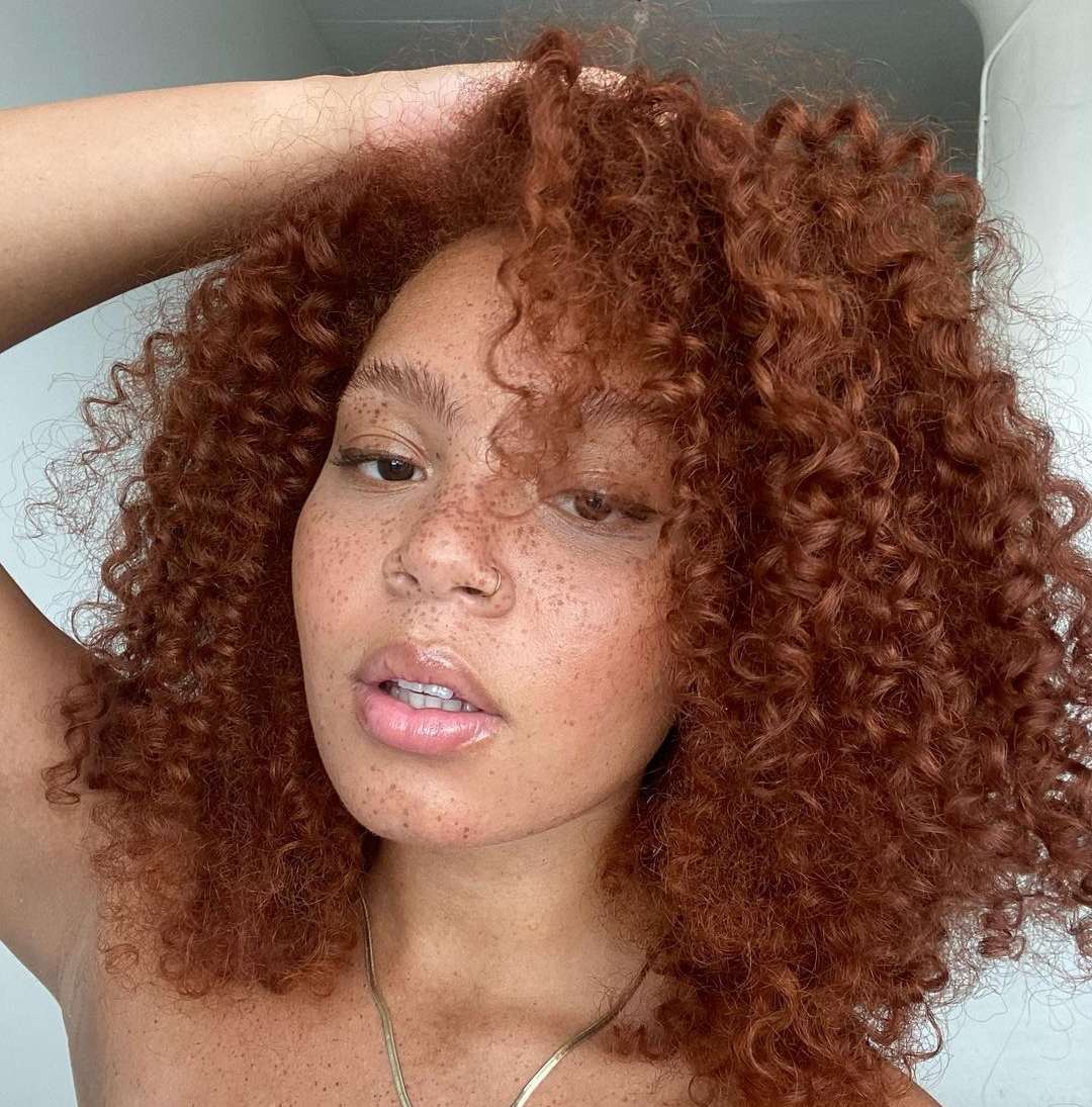 ginger hair on black women