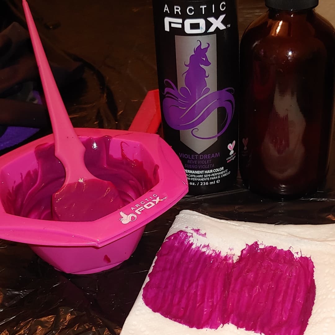arctic fox hair dye