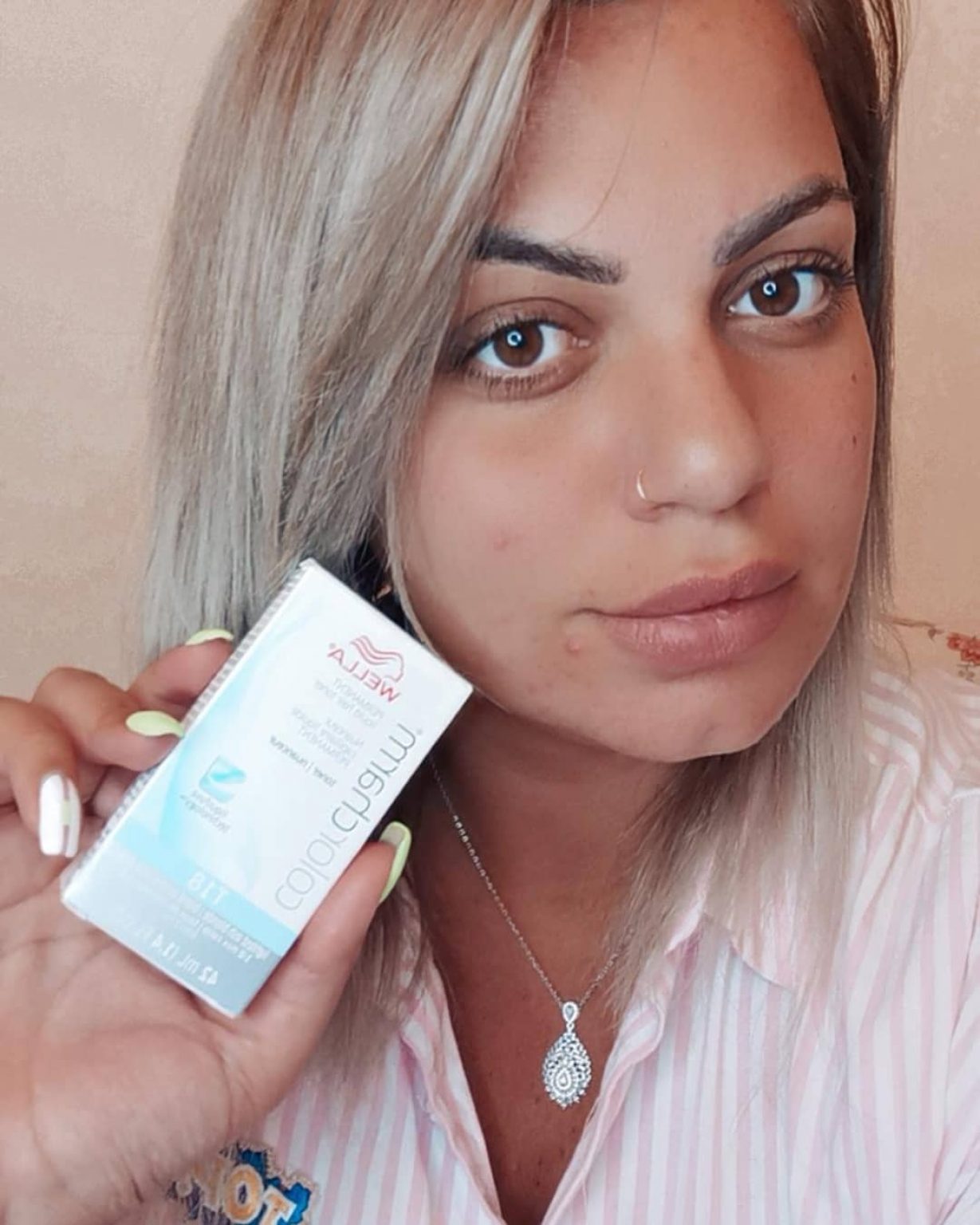 Wella T18 Toner Before and After on Orange Hair