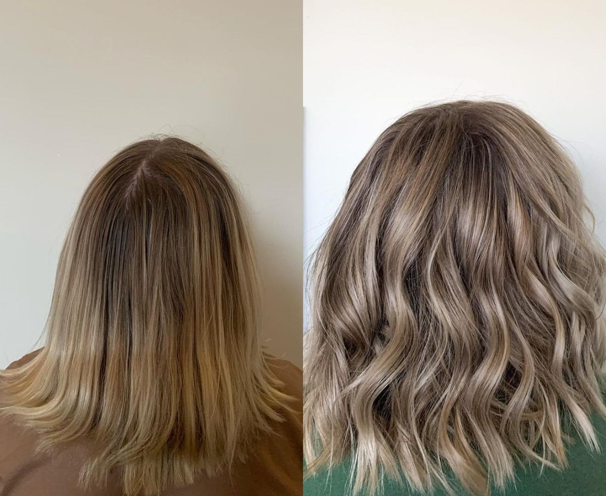Wella t28 before and after