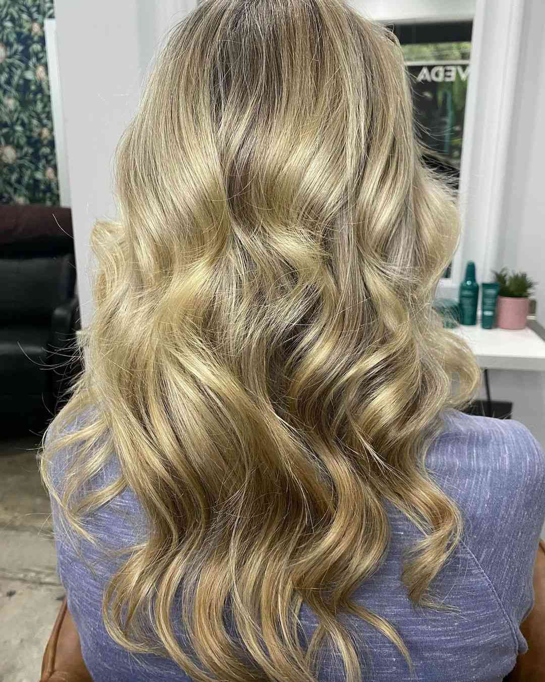 purple shampoo on natural blonde hair 