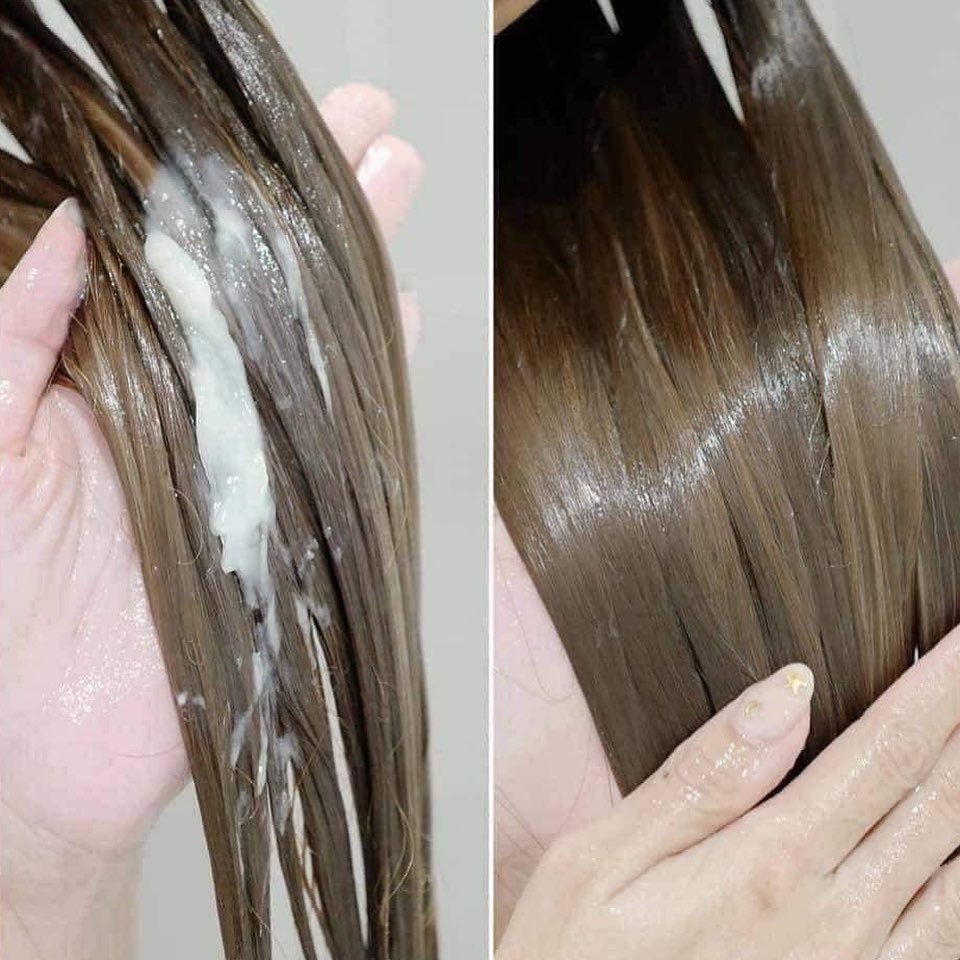 wash your hair after a hair mask 