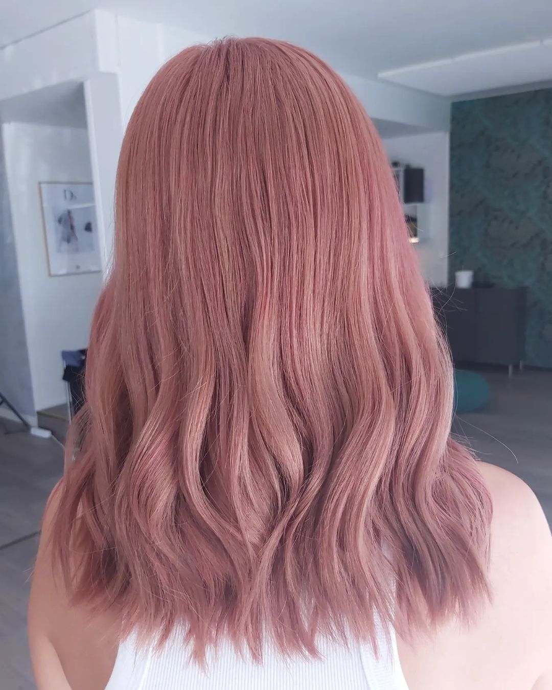 Dark Rose Gold Hair Color