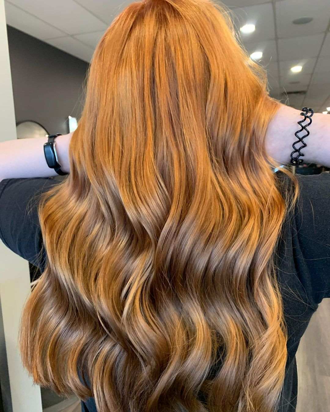 copper gold hair color