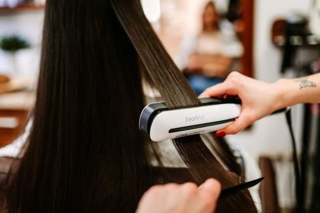 steam flat iron for hair