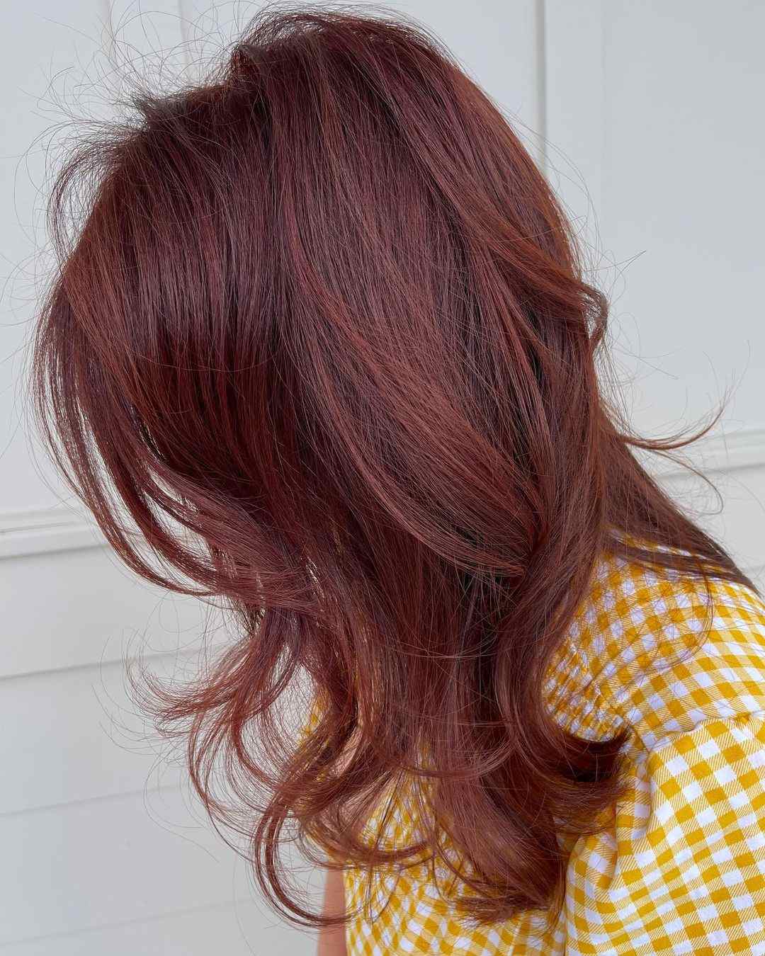 red hair dye for brunettes
