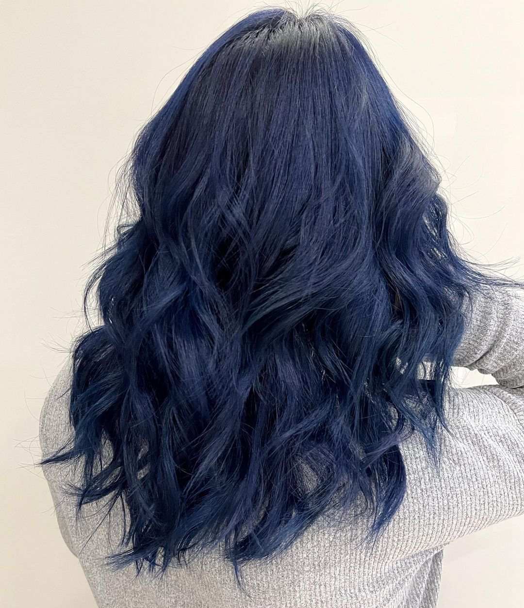 Dark Navy Blue hair dye