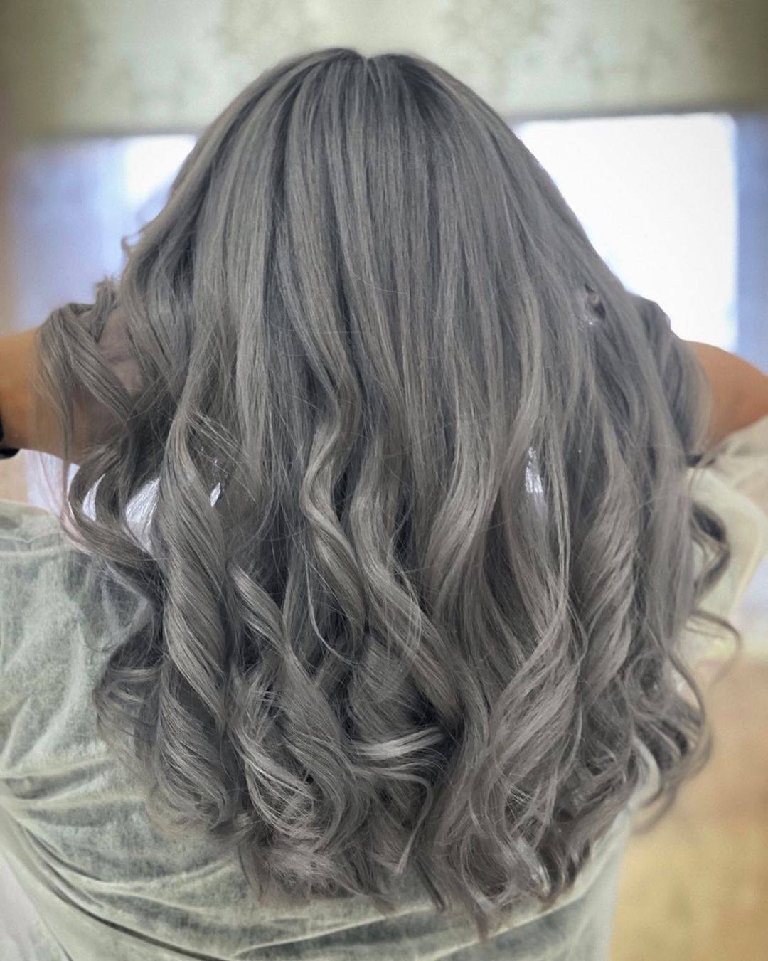 make your hair silver