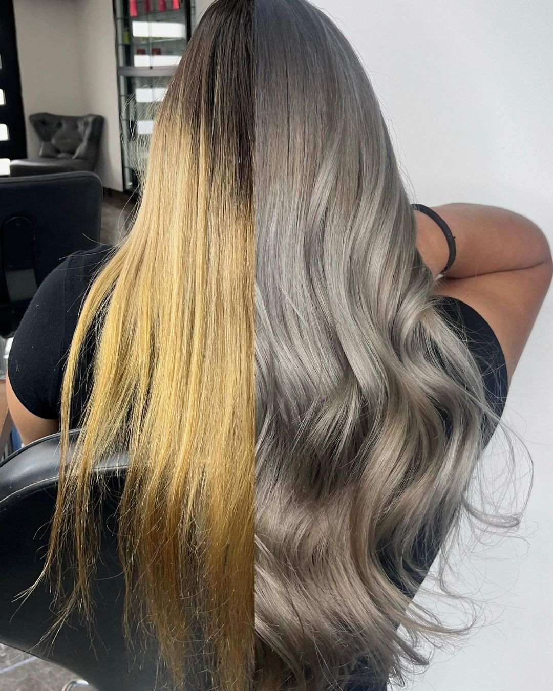 silver hair without bleach