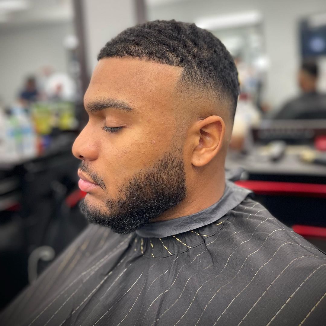 High Fade with Waves