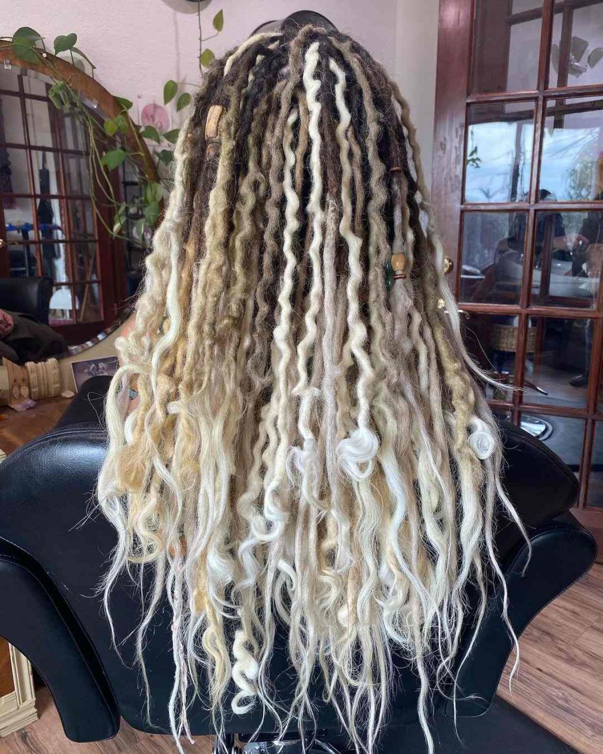 Colored Dreads 30 Dope Color Ideas For Locs Platinum Blonde Dreads 1229x1536