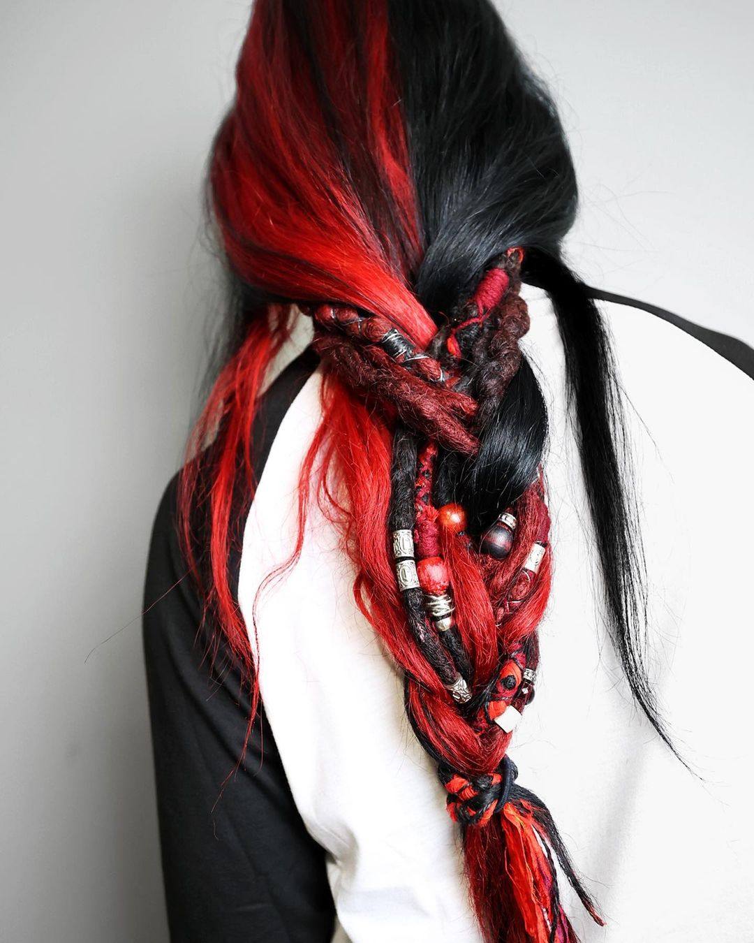 colored dreads on females