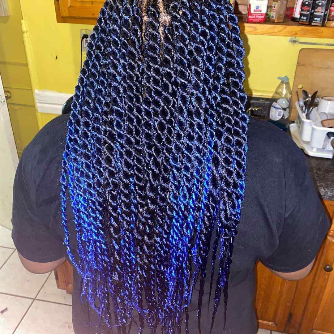 Colorful marley twists