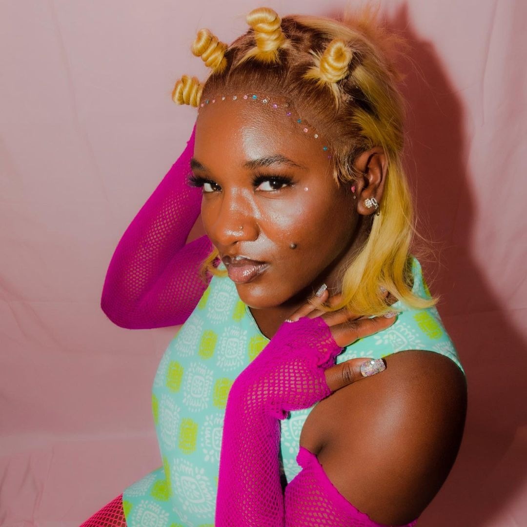 Bantu knots crown