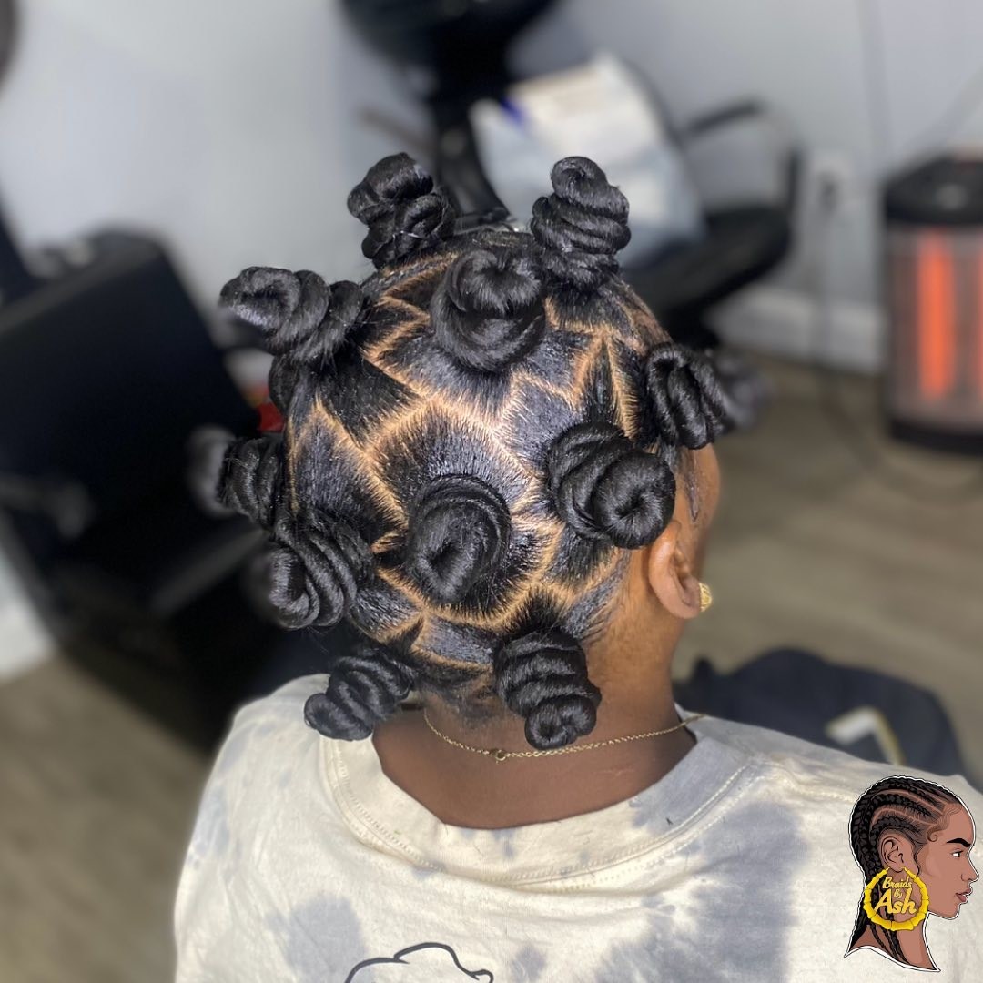 Classic bantu knots