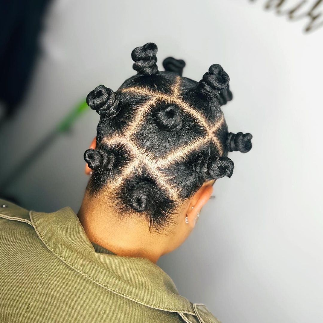 Classic bantu knots