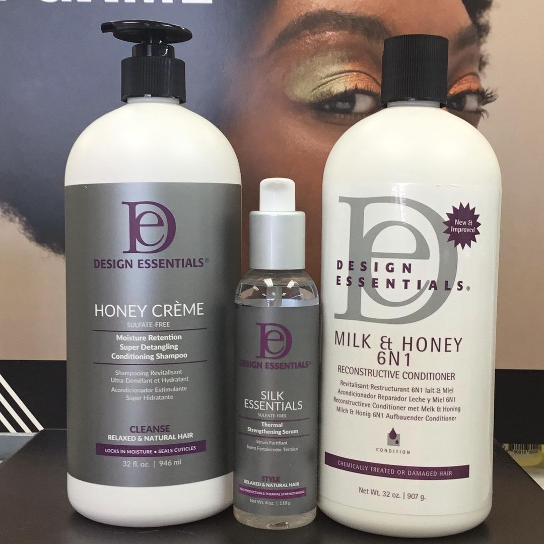 Design Essentials Honey Crème Moisture Retention Super Detangling Conditioning Shampoo