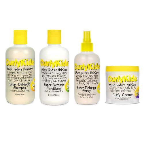 CurlyKids Mixed Hair HairCare Set