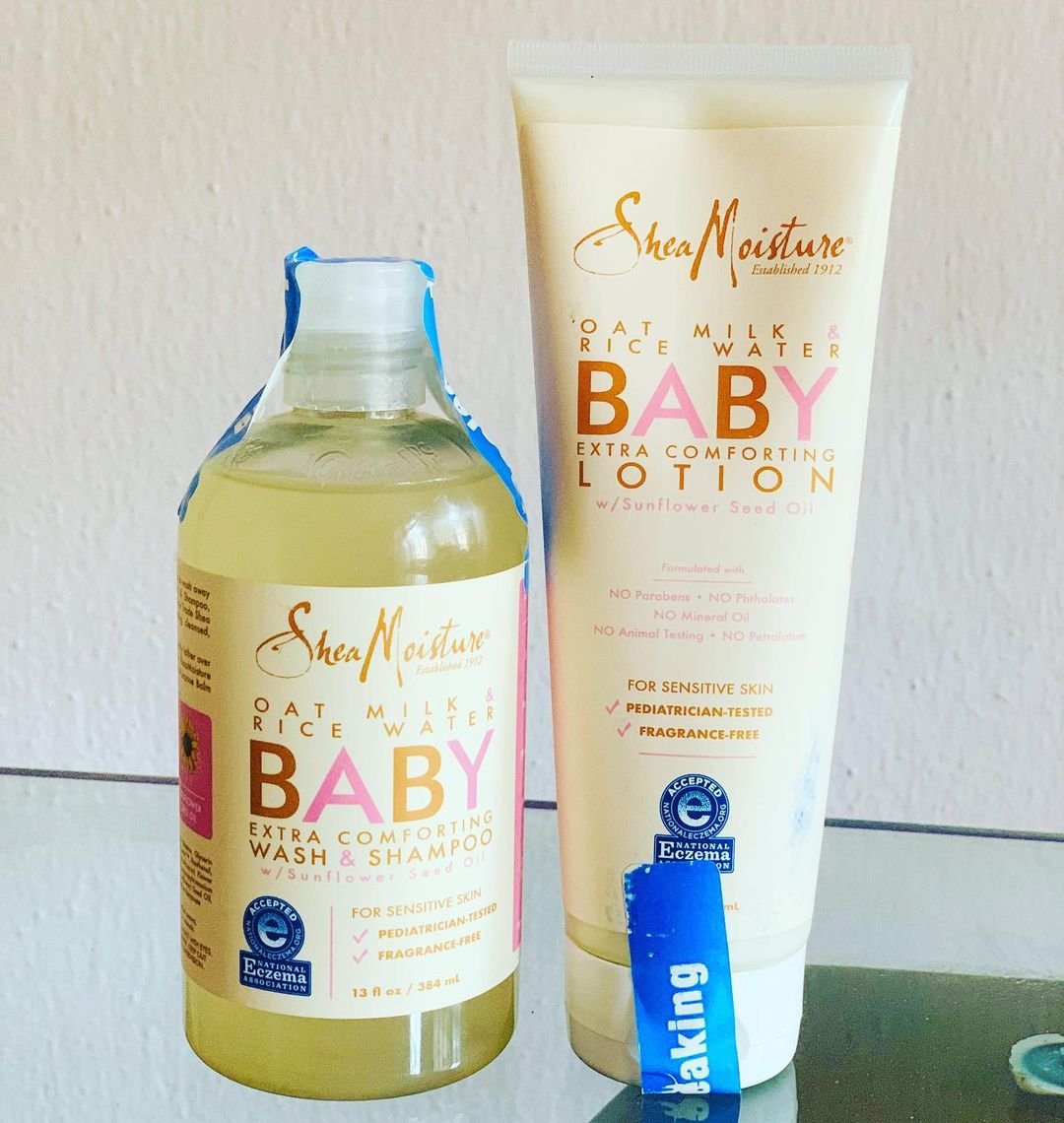 SheaMoisture Baby Wash and Shampoo, and Baby Lotion For Dry Skin and Sensitive Skin