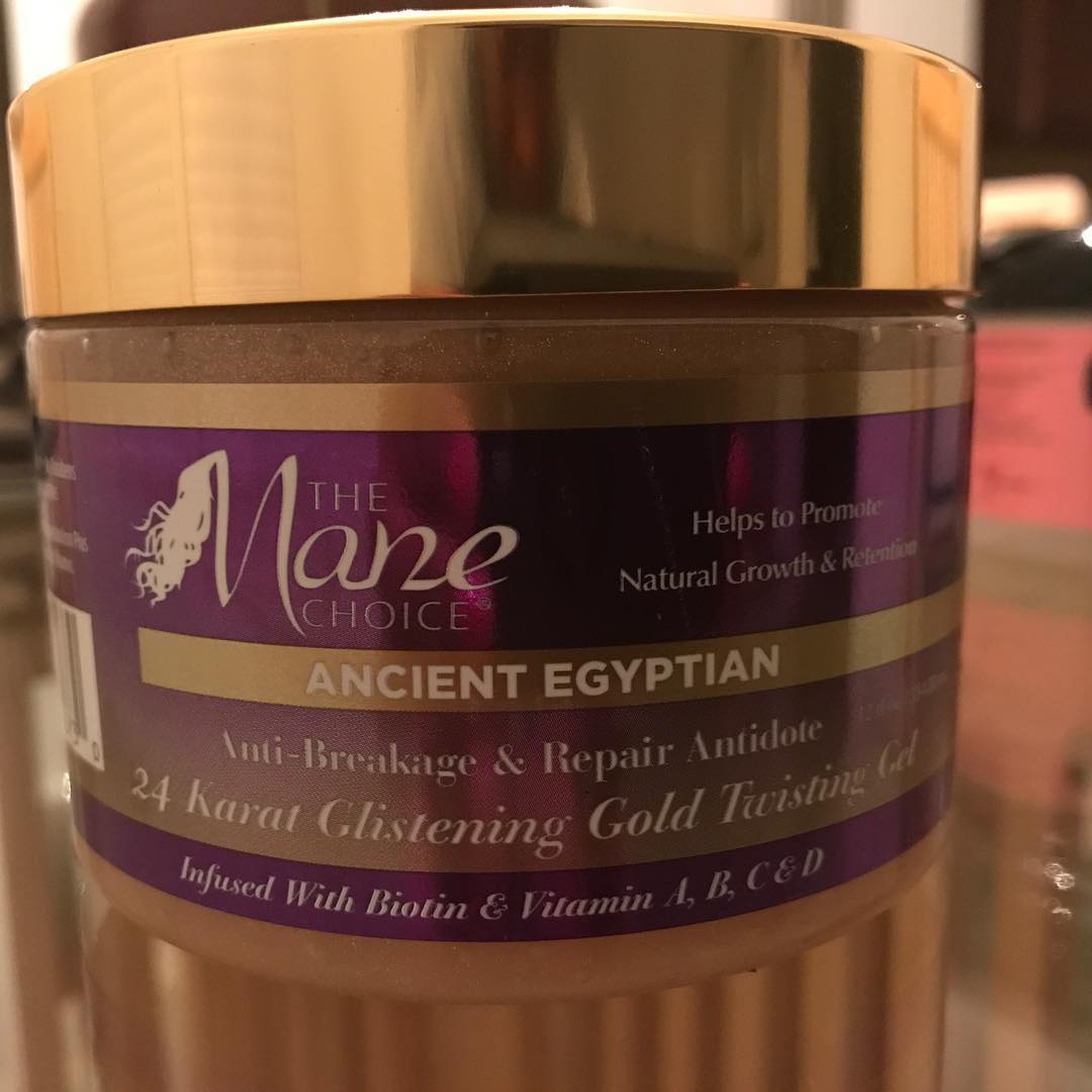 The Mane Choice Ancient Egyptian Anti-Breakage & Repair 24 Karat Gold Twisting Hair Gel