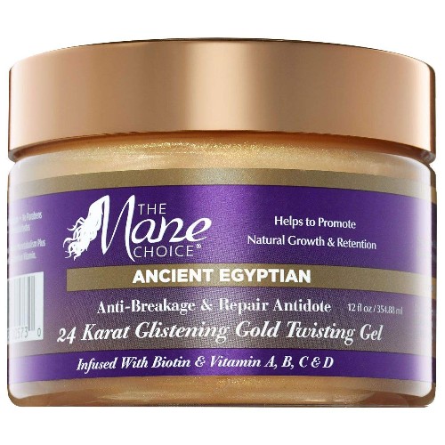 The Mane Choice Ancient Egyptian Anti-Breakage & Repair 24 Karat Gold Twisting Hair Gel